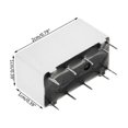 thumbnail image 3 of Relé de enclavamiento biestable de bobina de 5 V DPDT 2 A 30 V CC 1 A 125 V CA HFD2/005-S-L2-D Realy, 3 of 5