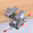 thumbnail image 3 of Bench Vise Exquisite Hard Aluminium Alloy Multipurpose Durable Clamp-on Table Vise For Garage Diy Household Flat Table Vise, 3 of 5