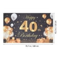 thumbnail image 2 of unbranded Banner Para Fiesta De Cumpleaños En Poliéster Con Vibrante Para, 2 of 6