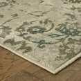 thumbnail image 2 of Minta Contemporary Floral Area Rug, Beige/ Grey 2, 5' x 8', 2 of 2