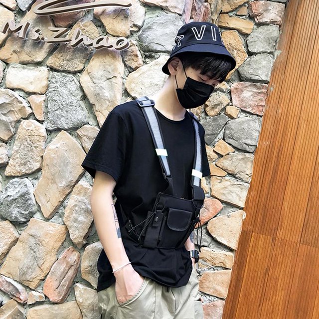 Mochila multifunción para hombre y mujer Chaleco de Hip Hop mochila Ehuebsd de viaje al aire libre precio medio nueva moda