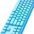 thumbnail image 3 of mecánico para juegos con cable, 71 retroiluminado RGB intercambiable con luz lateral del extractor del eje para computadora de escritori Azul CUTICAT Teclado mecánico con cable, 3 of 4