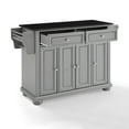 thumbnail image 3 of Crosley Furniture Alexandria Wood Granite Top Kitchen Island in Gray, 3 of 5