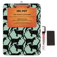thumbnail image 6 of Inkdotpot Dry Erase Double Sided Clipboard Abstracts Printed Paperboard Clipboard With Free Marker & Duster, 6 of 9