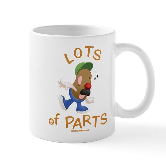 CafePress - Mr. Potato Head Lots Of Parts - 11 oz Ceramic Mug - Novelty Coffee Tea Cup