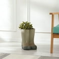 thumbnail image 2 of Garden Boots 11.6in.H MgO Planter, 2 of 8