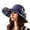 Navy Blue, variant on SPRING PARK Womens Wide Brim Foldable Sun Hats UPF50+ UV Beach Hat Summer Bucket Cap for Travel for Summer