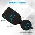 thumbnail image 6 of 2-Pack Car Visor Sunglasses Holder - Magnetic Leather Sunglasses Holder and Ticket Holder - Car Visor Accessories, 6 of 6