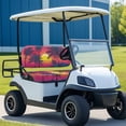 thumbnail image 2 of Pzuqiu Palm Tree Golf Cart Seat Covers Comfortable Sunset Golf Cart Front Seat Covers Seat Cover Accessories Soft Portable Protective Cushion Suitable for All Seasons, 2 of 7
