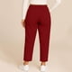 thumbnail image 4 of Pincandy Women's Plus Size Solid Color Fashion Elastic Waist Corduroy Wide Leg Pants with Pockets, Loose Fit, Casual & Daily Wear, 4 of 7