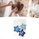 thumbnail image 2 of Star Snap Hair Clips Hollow Star Hair Barrettes Mixed Color Cute Hairclips Hairstyling Accessories for Women Lady Girls Blue, 2 of 4