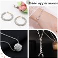 thumbnail image 7 of 5 Styles Rhinsestone Clay Pave Beads Round Crystal 6~14mm Hole: 1.4~2mm, 7 of 7
