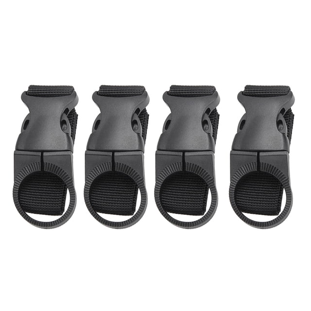 4pcs Correas de Hebilla Accesorio de Cinturón Gancho para Colgar Botella de Acampar Ciclismo Deportes a Aire Libre Sunnimix Cinturón Hebilla
