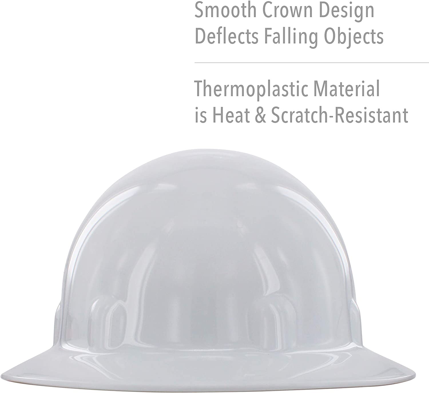 Fibre-Metal SuperEight E-1 Full Brim Hard Hat, 8-Pt Ratchet, Each (614609151) - image 2 of 7