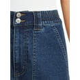 thumbnail image 2 of No Boundaries Juniors' Carpenter Elastic Waist Shorts, 2 of 5