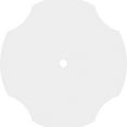 thumbnail image 4 of 16"OD x 1"ID x 5 1/2"C x 1"P Percival Architectural Grade PVC Contemporary Ceiling Medallion, 4 of 11