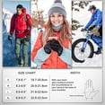 thumbnail image 3 of Guantes de invierno Guantes impermeables para pantalla táctil para hombres y mujeres Manténgase abrigado, 3 of 5