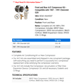 thumbnail image 2 of Front and Rear A/C Compressor Kit - Compatible with 1987 - 1991 Chevy G20 1988 1989 1990, 2 of 2