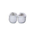 thumbnail image 5 of Little Things Mean A Lot Baby Boys All White Genuine Leather Saddle Oxford Crib Shoe with Perforations, 5 of 9