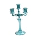 thumbnail image 4 of Portavelas de cristal, portavelas cónico, adorno de candelabro, portavelas de cristal, portavelas de cena para chimenea, fiesta, aniversario Azul, 4 of 9