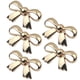 thumbnail image 2 of 5 piezas de clips para zapatos, decoración de cuero, piezas para bolsos, hebilla, joyería decorativa 5 uds oro rosa, 2 of 7
