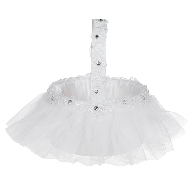Cesta de boda, cesta de regalo de boda, cesta de flores, cestas de flores para boda, cesta de flores, decoración de boda, cesta de dama de honor, cesta de dulces de boda ANGGREK Otros
