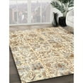 thumbnail image 2 of Ahgly Company Indoor Rectangle Contemporary Golden Blonde Gold Patchwork Area Rugs, 8' x 12', 2 of 6