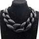 thumbnail image 1 of Vintage Resin Acrylic Collar Chunky Choker Statement Bib Chain Necklace Pendants, 1 of 3