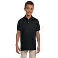 thumbnail image 1 of Jerzees Big Boy's Stain Resistant Tagless Label Polo Shirt, Style 437Y, 1 of 1