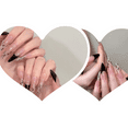 thumbnail image 2 of Handmade French Press On Nails Long Short Wearable Nail Tips Aesthetic Trendy for Students, 2 of 5