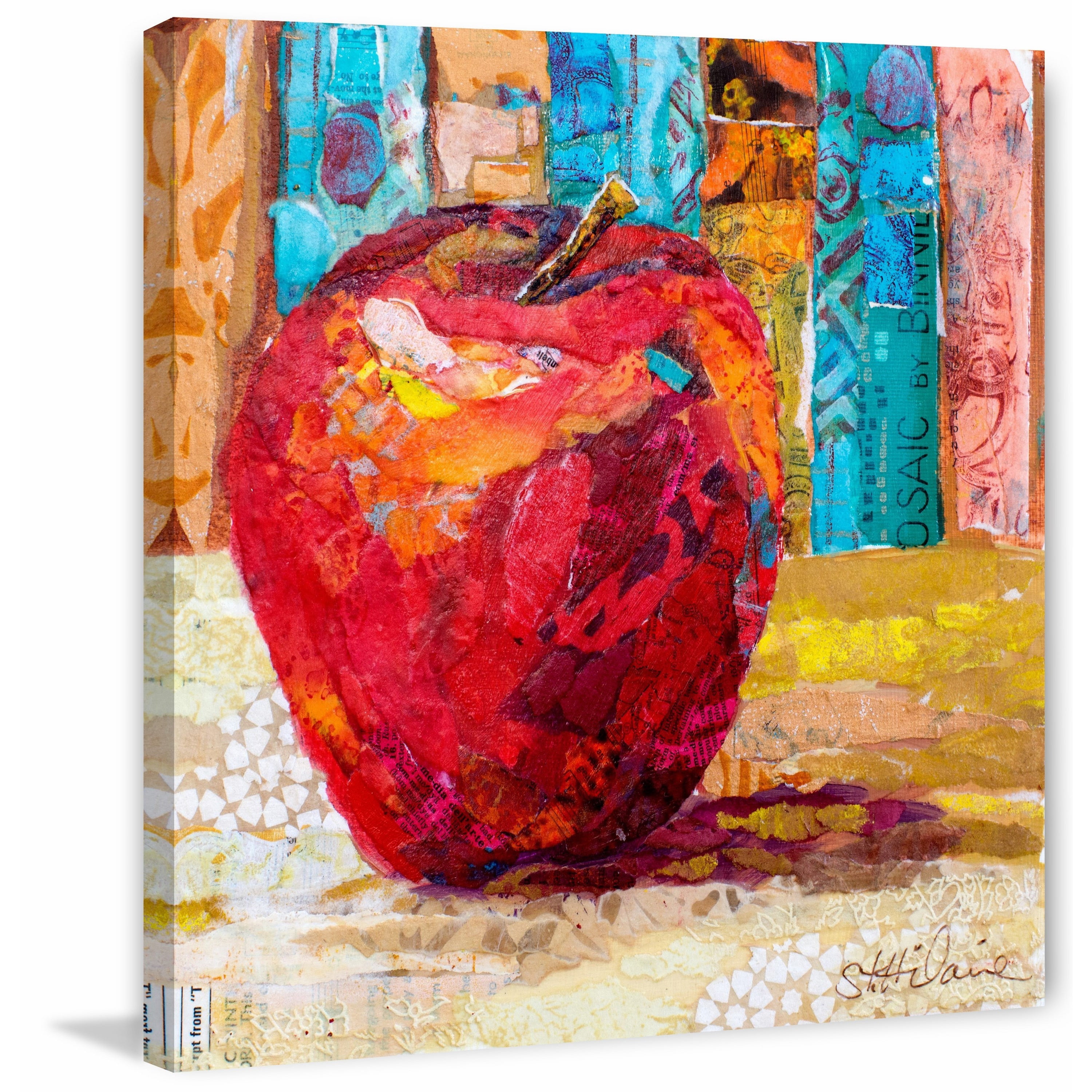 "Red Temptation" Painting Print on Wrapped Canvas