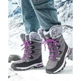 thumbnail image 6 of GUBARUN Women's Winter Waterproof Slip Resistant Snow Boots Warm Faux Fur Lined Mid-Calf Boots, 6 of 8