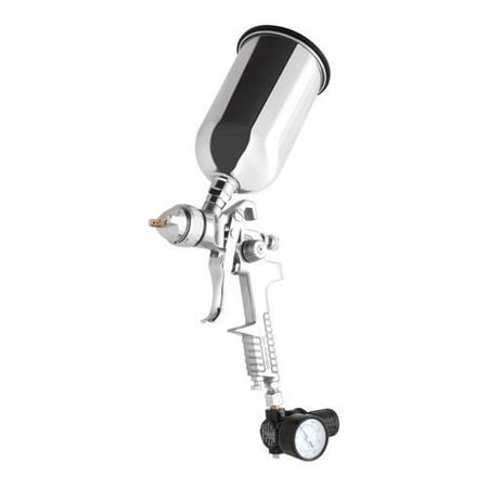 Sunex 9002B HVLP Gravity Feed Spray Gun with 1.4mm Needle, Nozzle, and Cap Set