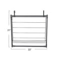 thumbnail image 2 of Metal Expandable Over the Door Drying Rack, Gray, 2 of 5