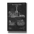 thumbnail image 1 of Epic Graffiti "Tractor Blueprint Patent Chalkboard" Giclee Canvas Wall Art, 12"x18", 1 of 3