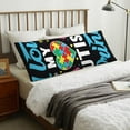 thumbnail image 3 of Balery I Love My Autism Funda Protectora para Almohada Corporal de Algodón Hipoalergénico con Cierre(55 x 21 pulgadas), Almohadas No Incluidas, 3 of 6