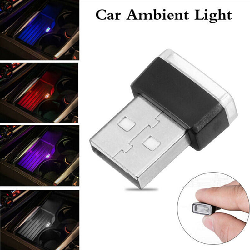 Mini USB LED Car Interior Light Neon Ambient Decoration Tube  Automotive Light 