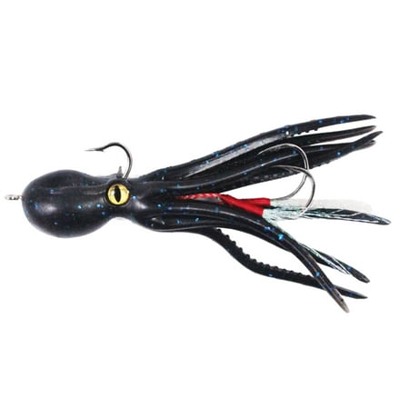 ASKMZ 21g/11cm Reusable Squid Bait Attractive Far Throwing Distance Convenient Carrying Double Hooks Artificial Bait Outdoor Fishing