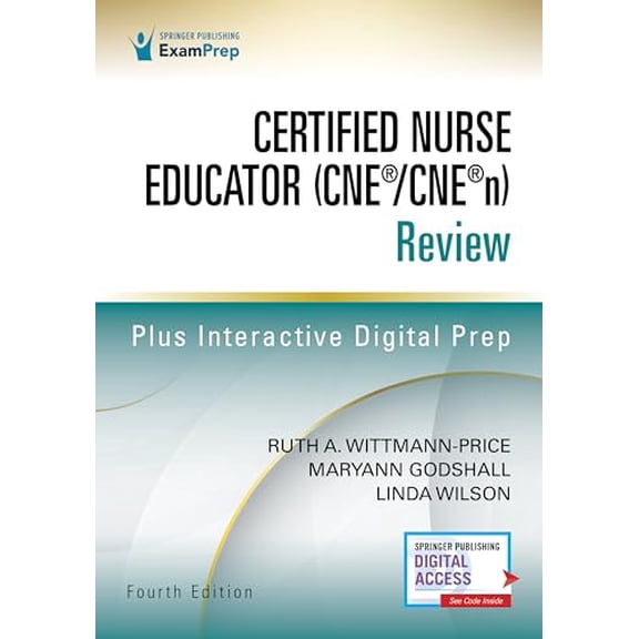 Pre-Owned Certified Nurse Educator (CNE/CNEn) Review, 9780826156440, 0826156444, Paperback, Fourth Edition, New edition