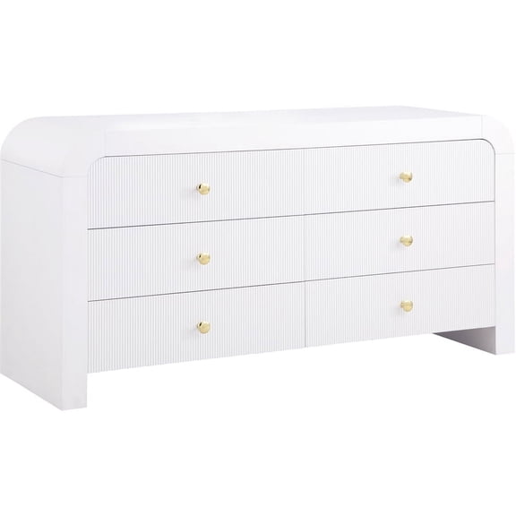 Meridian Furniture Artisto White Dresser