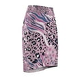 thumbnail image 4 of The Pink Leopard Collection | Women's Pencil Skirt, 4 of 7