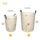 thumbnail image 3 of Balery Pita Tortilla Cesta de ropa redonda con asas, impermeable, independiente, para ropa, juguetes, dormitorio y familia-Small, 3 of 6