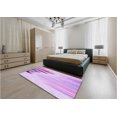 thumbnail image 5 of Ahgly Company Machine Washable Indoor Rectangle Transitional Heliotrope Purple Area Rugs, 3' x 5', 5 of 7