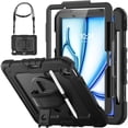 thumbnail image 1 of Funda HXCASEAC para iPad Air de 11 pulgadas (2025 M3/2024 M2), color negro, 1 of 8