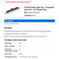 thumbnail image 2 of 3rd Third Brake Light Lens - Compatible with 2010 - 2015 Toyota Prius 2011 2012 2013 2014, 2 of 2