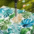 thumbnail image 5 of Nappe d'Extérieur Imperméable avec Trou pour Parasol pour Table Rectangulaire 60x84 Pouces Nappe de Patio Forêt Tropicale avec Fermeture Éclair, 5 of 5