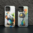 thumbnail image 3 of Case for IPHONE11 IPHONE12 IPHONE13PRO 14PRO 15 15PRO 15PROMAX Personalized graffiti small animal anti-drop mobile phone case, 3 of 4