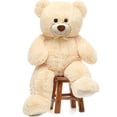 thumbnail image 1 of Oso de peluche Morismos Giant, 90 cm, color beige y crema, 1 of 5