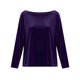 thumbnail image 4 of Karight Velvet Tops for Women Long Sleeve Crew Neck Tshirts Casual Loose Fit Tunic Blouses Elegant Party Dressy Outfits, 4 of 5