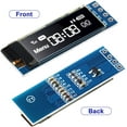 thumbnail image 2 of 2 Pieces I2C Display Module 0.91 Inch I2C OLED Display Module I2C OLED Screen Driver DC 3.3V 5V (White Light), 2 of 6